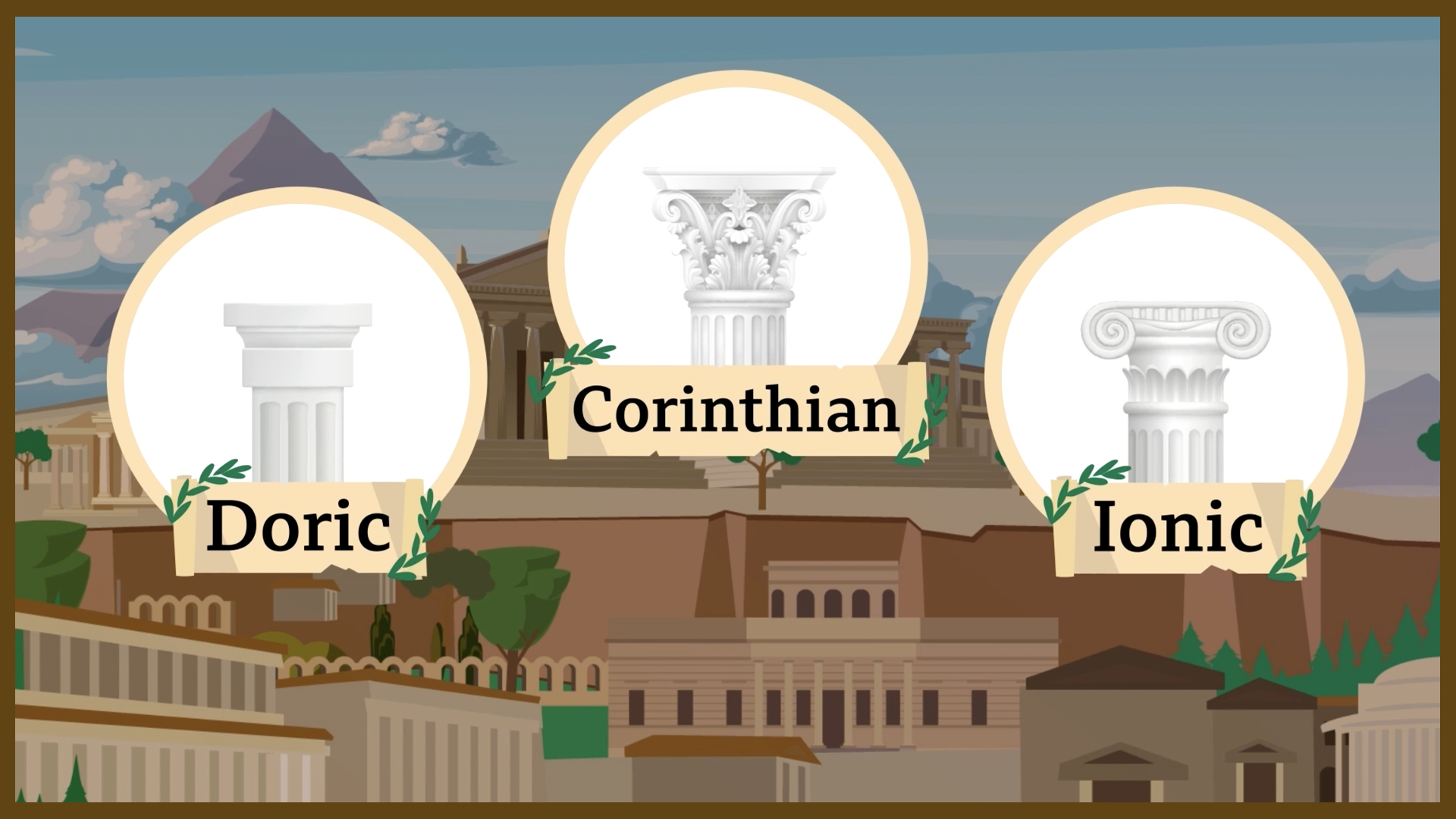 KS2 Music Ancient Greece. Song 'Build up stones and sculptures' BBC