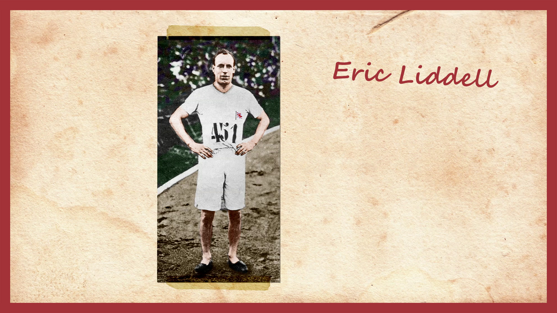 Eric Liddell - The Flying Scotsman - BBC Teach